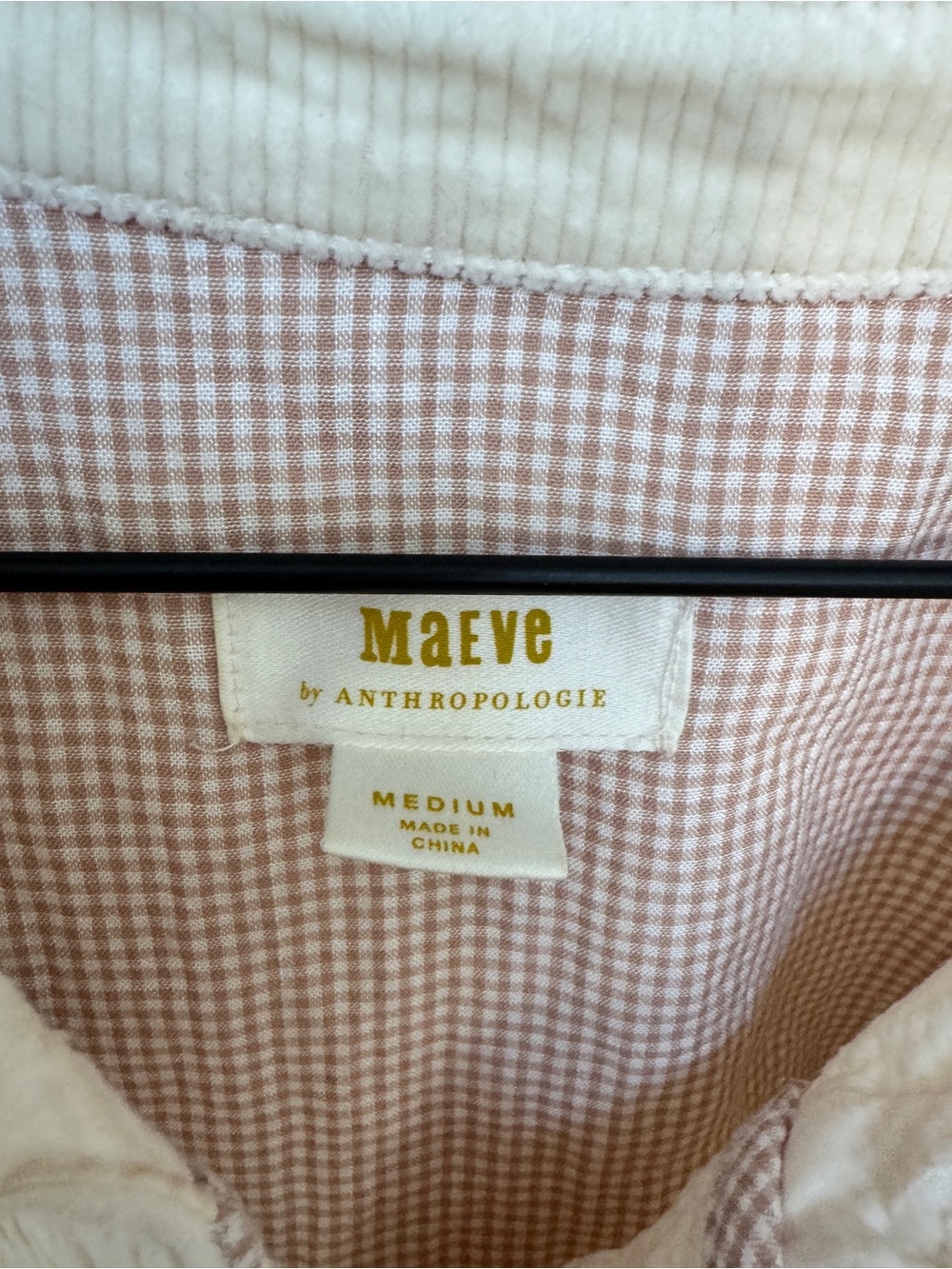 Anthropologie Maeve- butter yellow Corduroy Utility Shacket - Picture 2 of 3